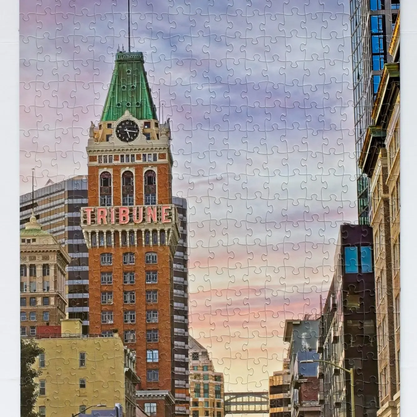 Tribune Tower Puzzle (by Oakland Puzzle Company)