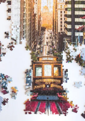 California St Cable Car Puzzle (by Oakland Puzzle Company)