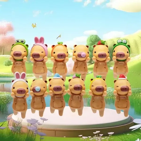 Capybara Huggers Phone Figurine Blind Box