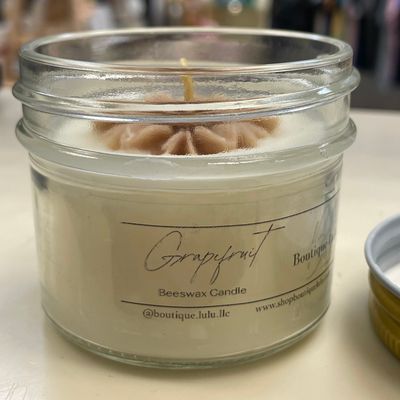 Grapefruit Candle Jar