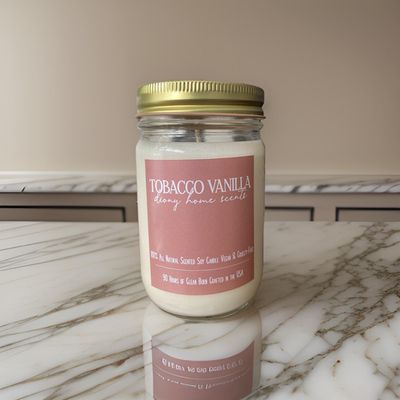 Tobacco Vanilla - Handcrafted, Soy Wax Scented Candle Tobacco Vanilla - Handcrafted, Soy Wax Scented Candle