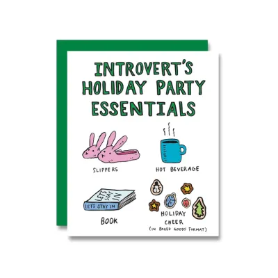 Introvert's Holiday Card Introvert's Holiday Card