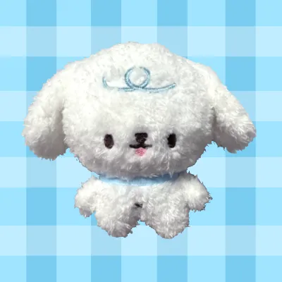 Poodle Plush Keychain (squeaker inside the head!) Poodle Plush Keychain (squeaker inside the head!)