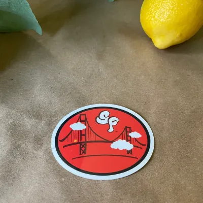 SF Golden Gate Sticker (L1o) SF Golden Gate Sticker (L1o)