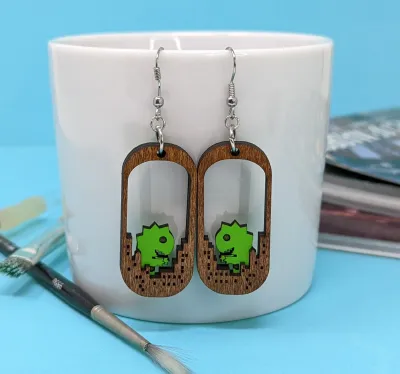 Dangle Monster Attack Earrings