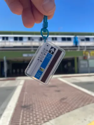 BART TICKET Keychain