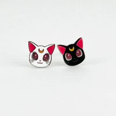 Luna and Artemis Earring Posts Luna and Artemis Earring Posts