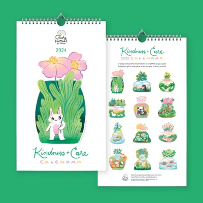 FINAL SALE - Calendar, Kindness + Care 2024