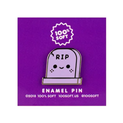 RIP Tombstone Pin (by 100% Soft)