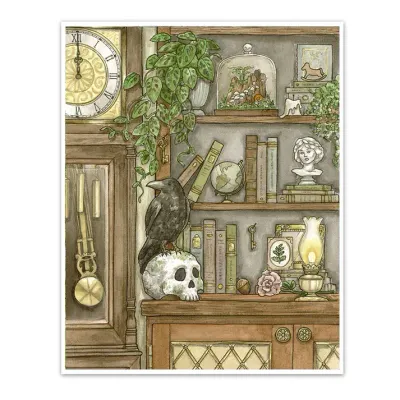 Library of Oddities Art Print Library of Oddities Art Print