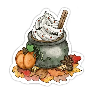 Pumpkin Spice Latte Sticker