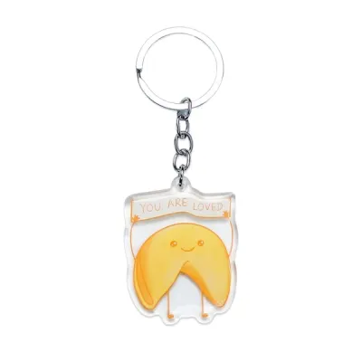 Fortune Cookie Keychain Fortune Cookie Keychain