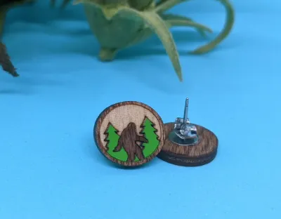 Bigfoot Earrings