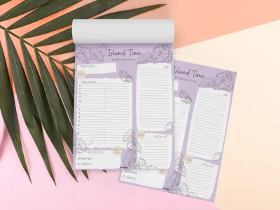 Island Time Mindful Daily Planner Island Time Mindful Daily Planner