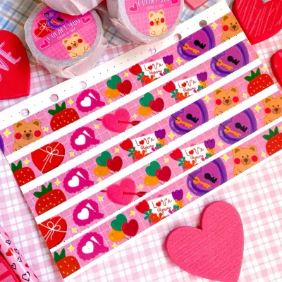 V-Day Pink Deco Washi Tape V-Day Pink Deco Washi Tape