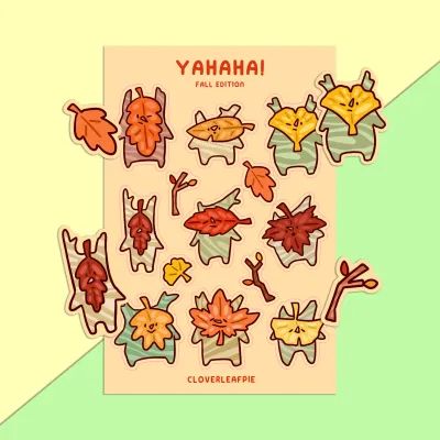 Fall Koroks Sticker Sheet Fall Koroks Sticker Sheet