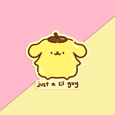 Pompompurin Sticker - just a lil guy 
