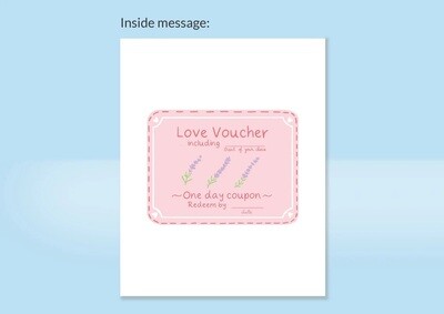 Mother's Day Love Voucher Card