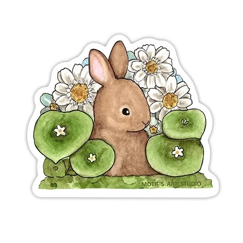 Spring Bunny Sticker Spring Bunny Sticker