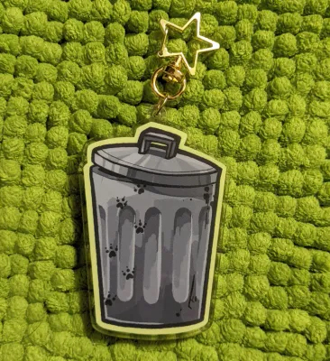 Opossum Shaker Charm