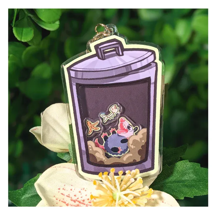Opossum Shaker Charm