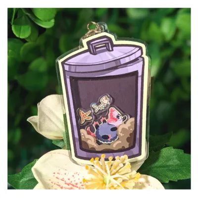 Opossum Shaker Charm Opossum Shaker Charm