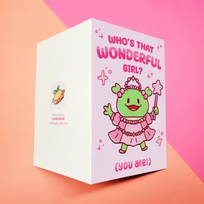 Wonderful Girl Card