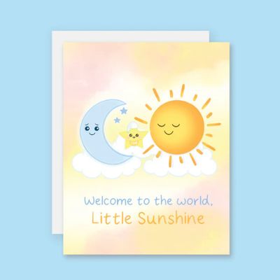 Welcome Little Sunshine Card