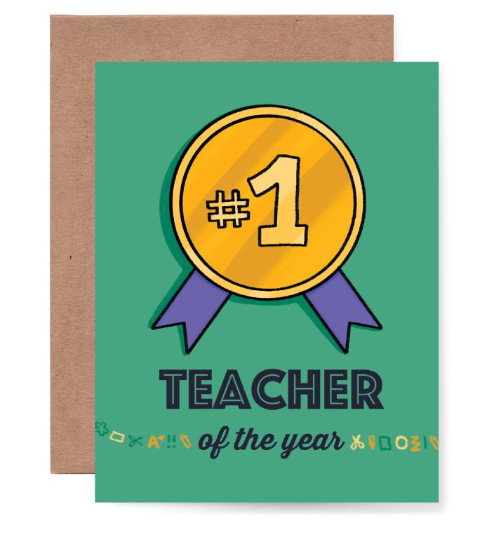 #1 Teacher Card – CR TEA 004 #1 Teacher Card – CR TEA 004