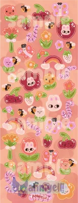 Garden Friends Deco Sticker Sheet Garden Friends Deco Sticker Sheet