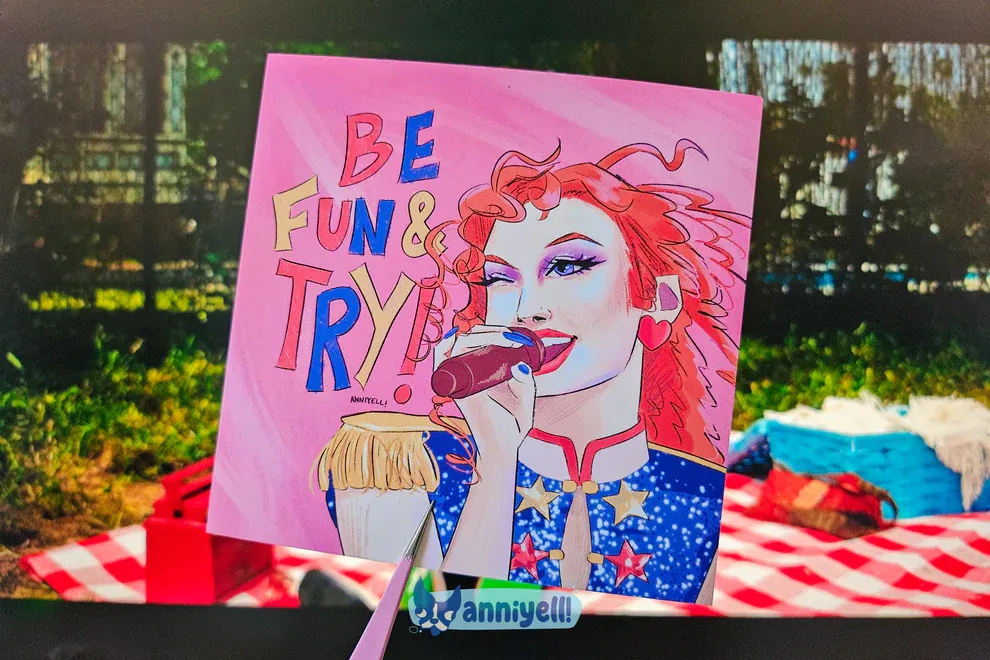 Chappell Roan Be Fun and Try Art Print (10x10) Chappell Roan Be Fun and Try Art Print (10x10)