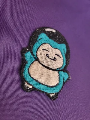 Snorlax Chonk Iron-On Patch