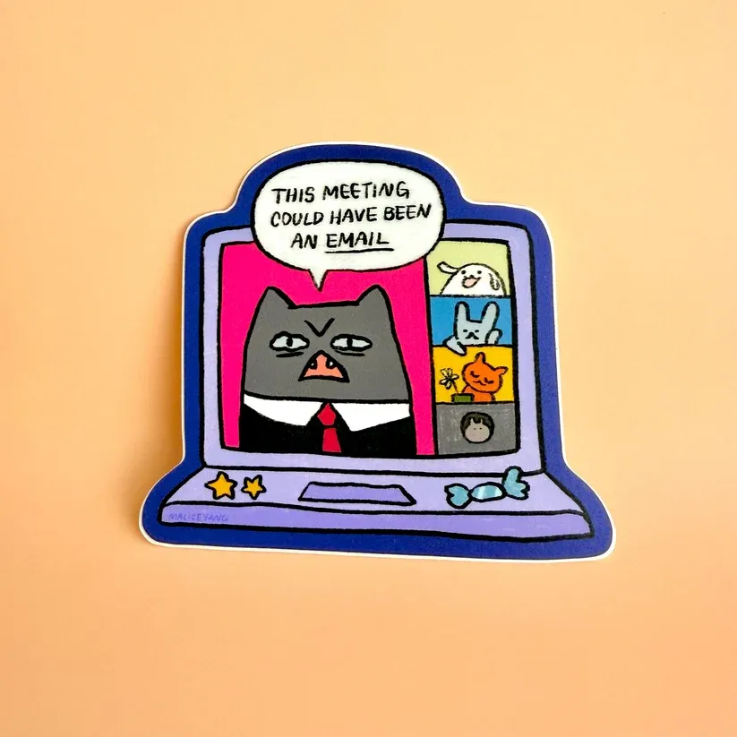 Email Meeting Sticker Email Meeting Sticker