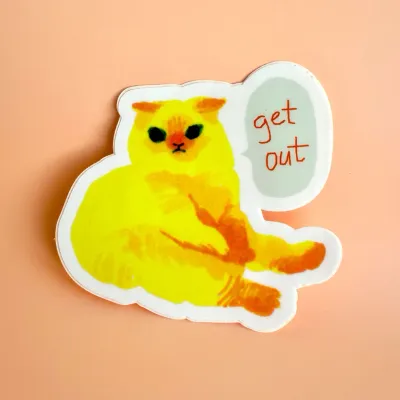 Get Out Sticker Get Out Sticker