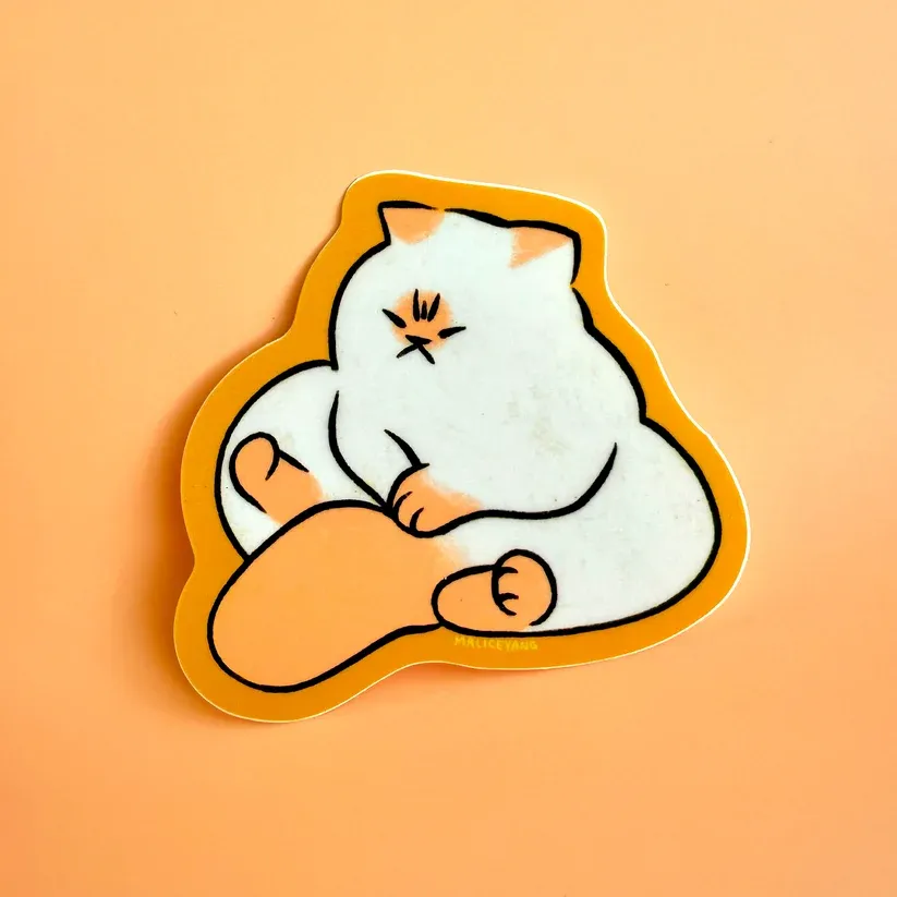 Mochi Pout Sticker