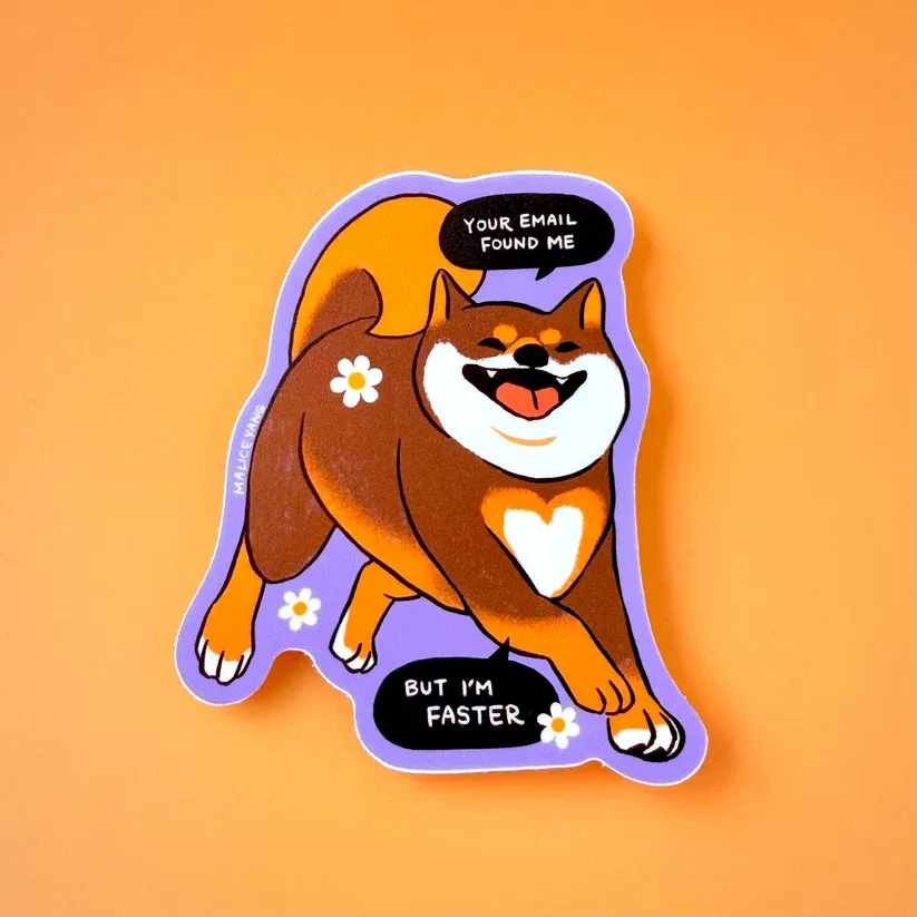 Shiba Email Sticker