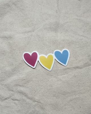 Subtle Pride Heart Stickers