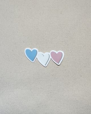 Subtle Pride Heart Stickers
