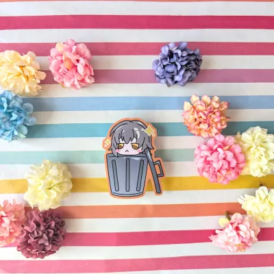 Stelle Trashcan (Hoyoverse) Sticker