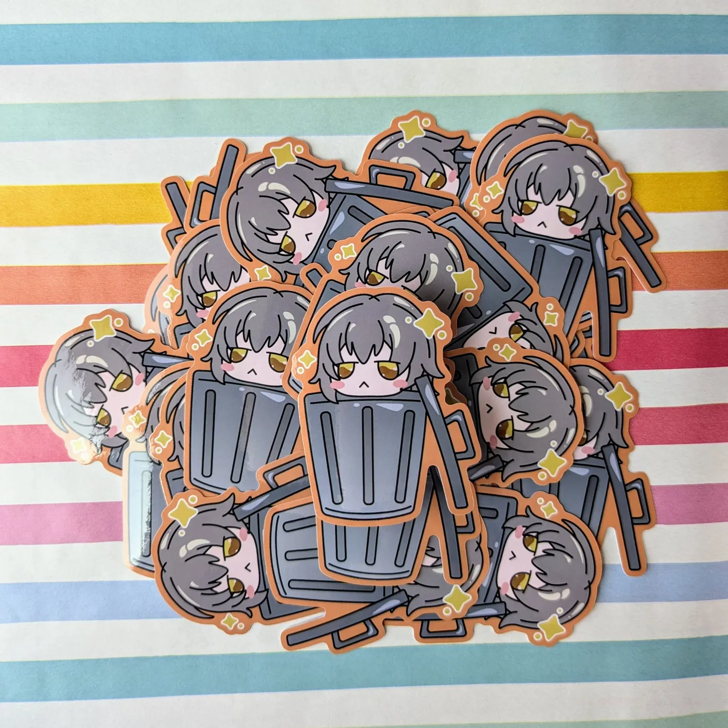 Stelle Trashcan (Hoyoverse) Sticker