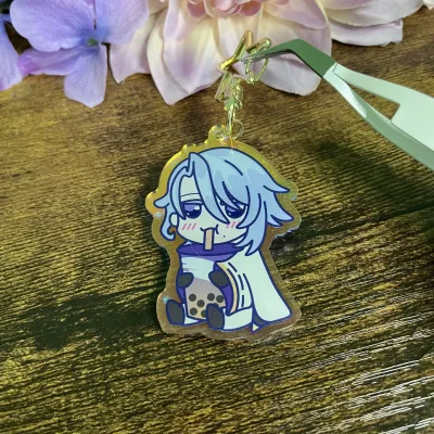 Ayato Boba (Hoyoverse) Holo Keychain