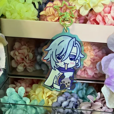 Ayato Boba (Hoyoverse) Holo Keychain