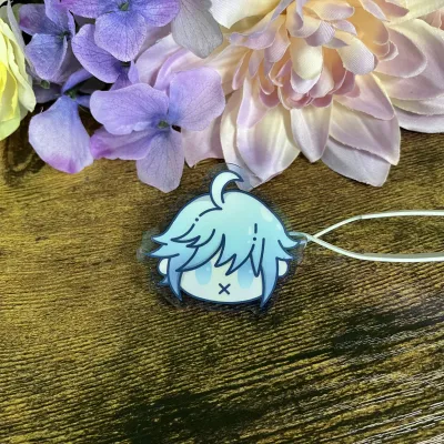 Chongyun (Hoyoverse) Colored Pin (Light Blue)
