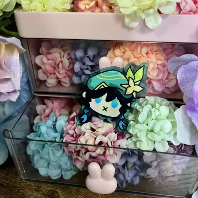 Venti (Hoyoverse) Colored Pin (Green)