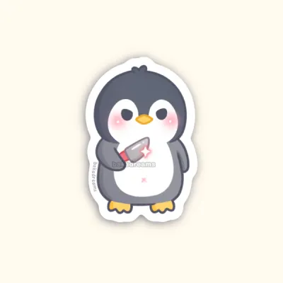 Stabby Buddy Sticker