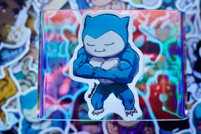 Buff Pokemon Sticker - Snorlax