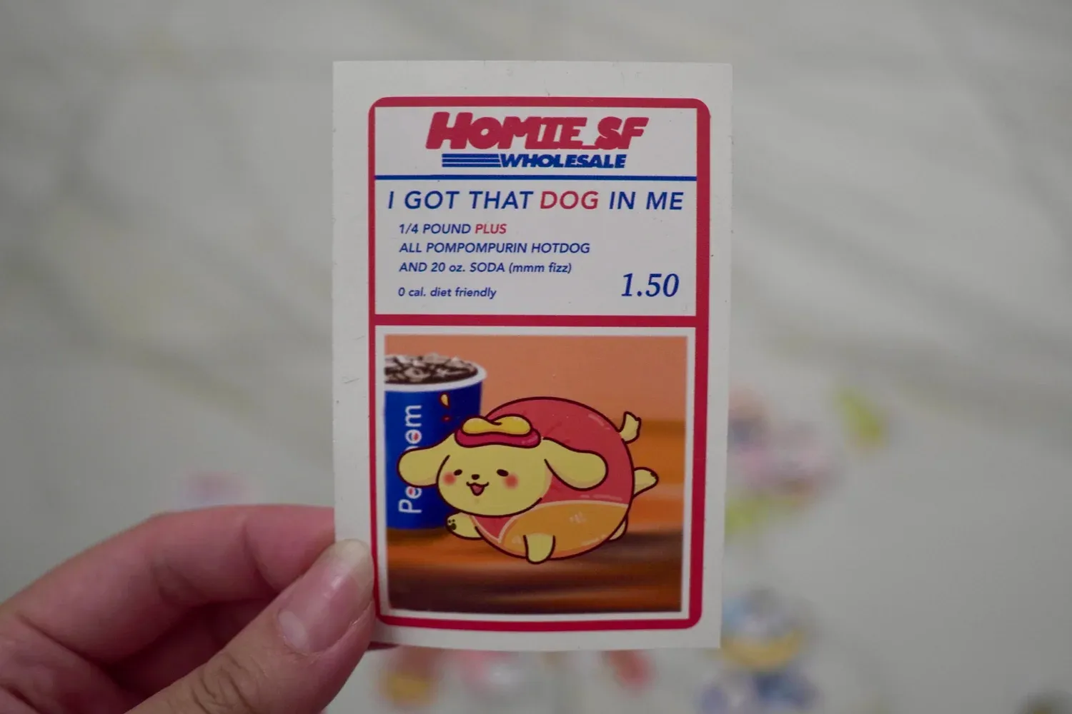 "I Got That Dog In Me" Card Decal "I Got That Dog In Me" Card Decal