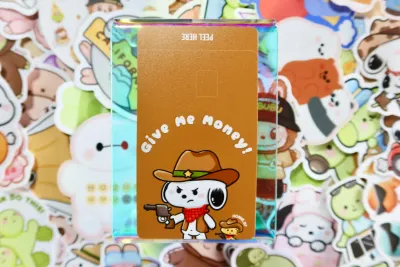 "Give Me Money" Snoopy Card Skin "Give Me Money" Snoopy Card Skin