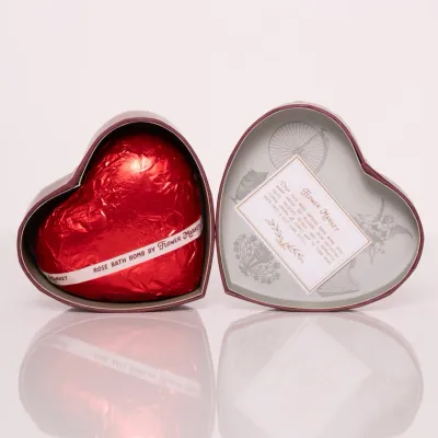 Flower Market Heart Shaped Rose Bath Bomb (by 123 Farm) Flower Market Heart Shaped Rose Bath Bomb (by 123 Farm)