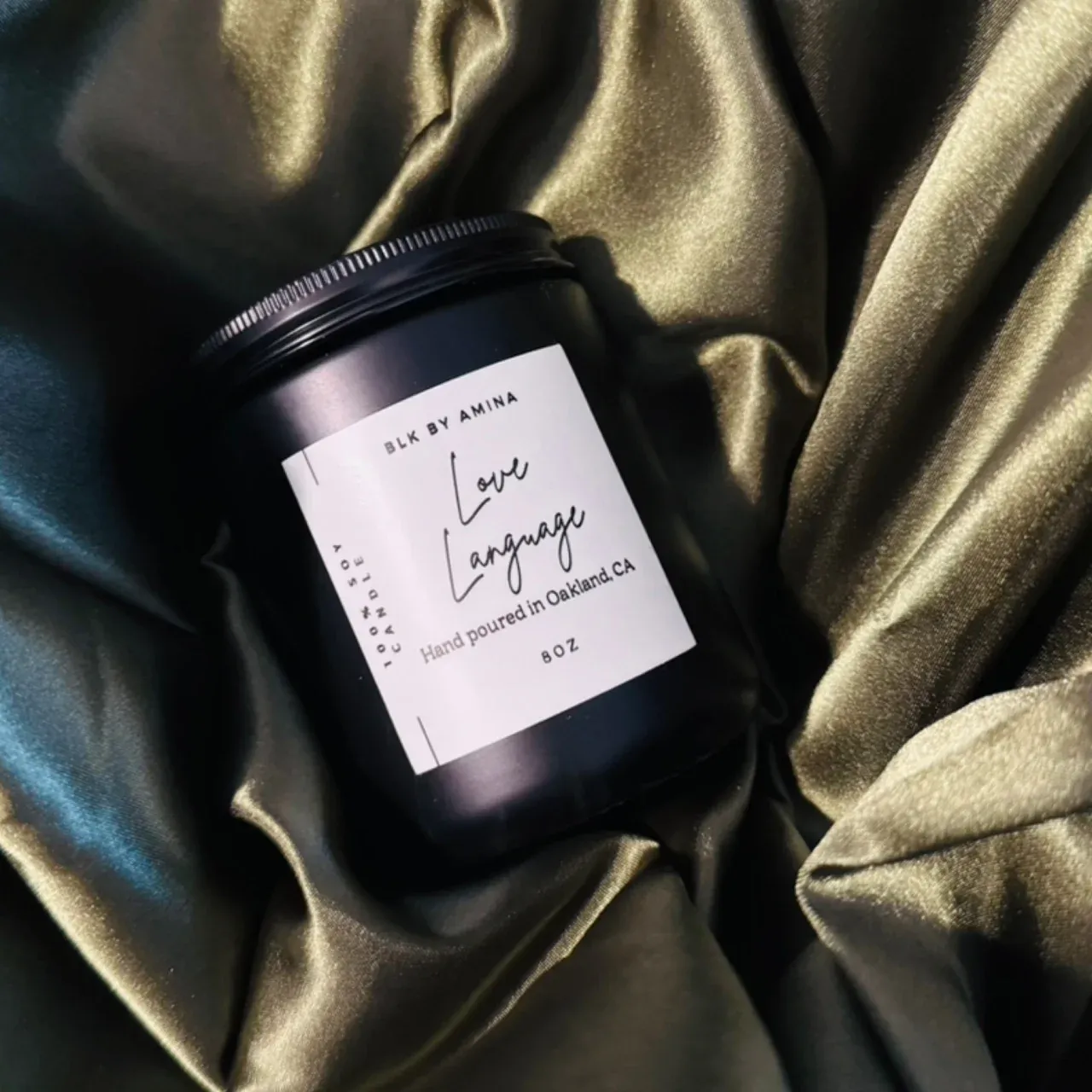 8oz Hand Poured Soy Candle: Love Language 8oz Hand Poured Soy Candle: Love Language